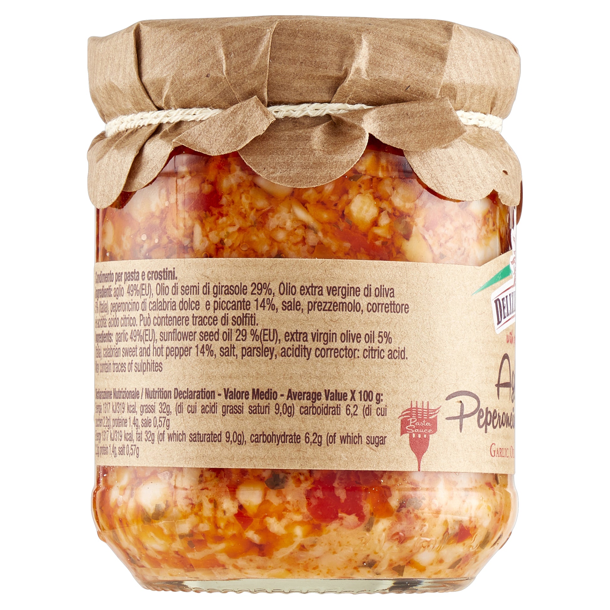 Knoblauch, Öl und kalabrischer Chili