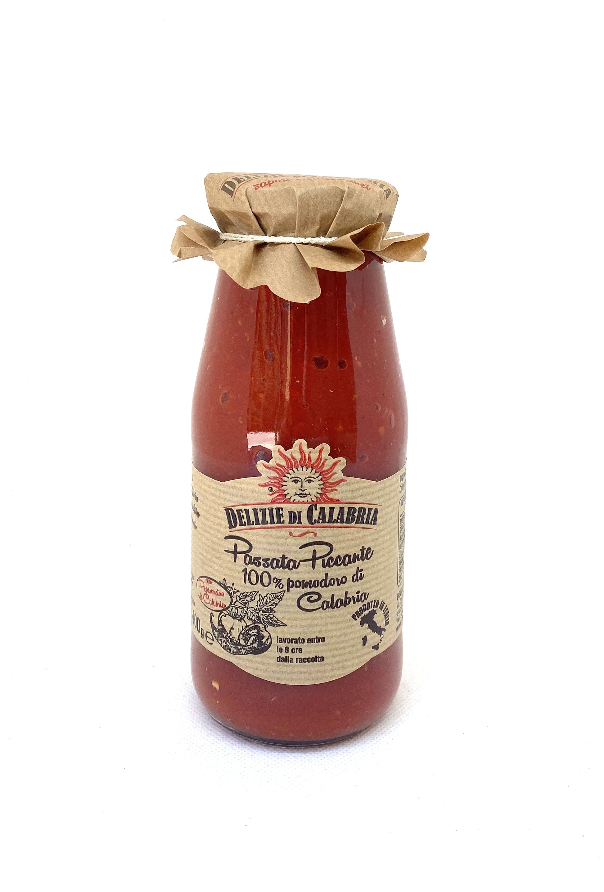 Passata Piccante 100% Tomaat uit Calabrië
